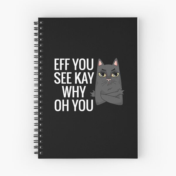 Item preview, Eff You See Kay Why Oh You Cat Retro Vintage, Funny cat, Cat Lovers designed and sold by officialfanclub.