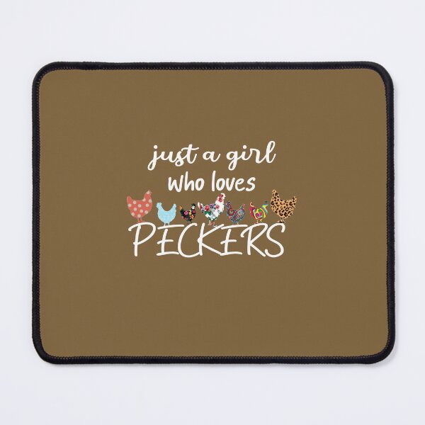 Item preview, Just A Girl Who Loves Peckers Funny designed and sold by RyanOlverStore.