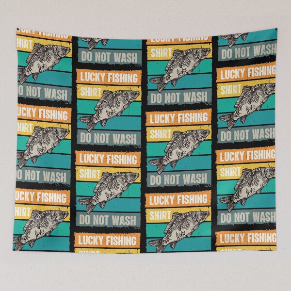 Item preview, Lucky Fishing Shirt Do Not Wash | Fisherman Humour designed and sold by GravitiTees.