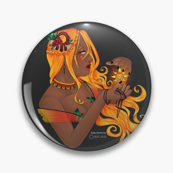 Item preview, hail the sun goddess (fan art) designed and sold by Cynthia  Paredez.