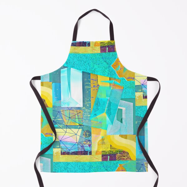 Item preview, AquaYellowAbstract designed and sold by FreshDonuts.