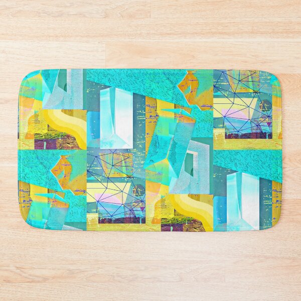 Item preview, AquaYellowAbstract designed and sold by FreshDonuts.