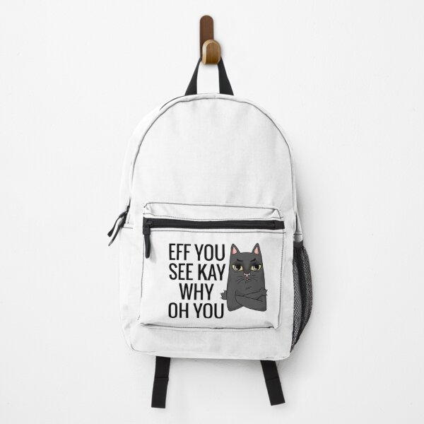 Item preview, Eff You See Kay Why Oh You Cat Retro Vintage, Funny cat, Cat Lovers designed and sold by officialfanclub.