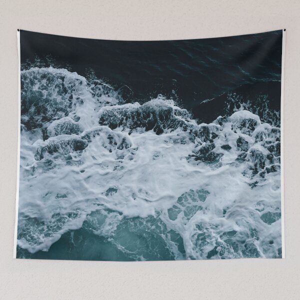 Item preview, Blue Ocean Waves, Sea Photography designed and sold by Raminovitch.
