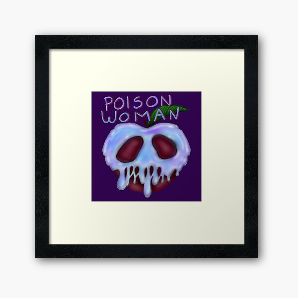 POISON WOMAN Framed Art Print