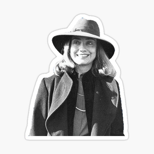 Young Hillary Clinton Sticker