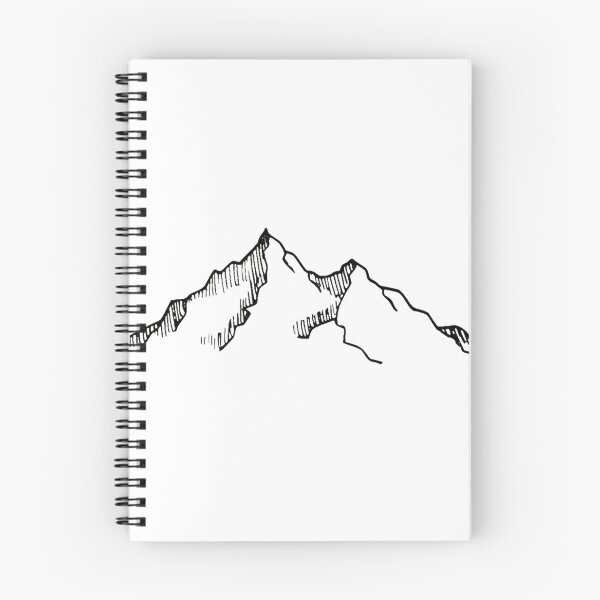 Item preview, Ski and Hiking Mountain Sketch  designed and sold by LivedIn.