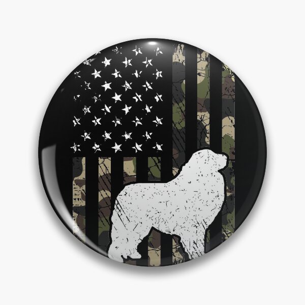 Item preview, Great Pyrenees Camouflage USA Flag designed and sold by rafaeltto.