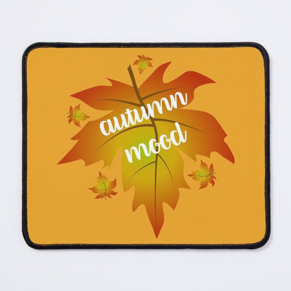 Item preview, Autumn mood typography maple leaves designed and sold by CutieBlue.