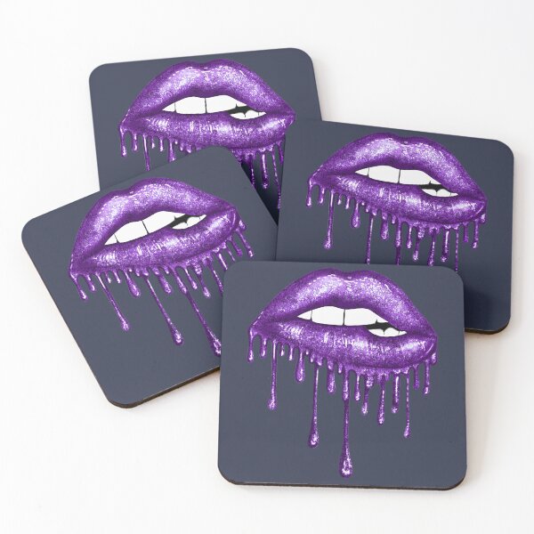 Item preview, Drip Deep Purple Lips designed and sold by lennhacemoi.