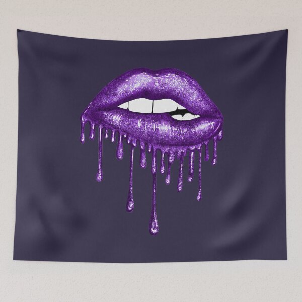 Item preview, Drip Deep Purple Lips designed and sold by lennhacemoi.