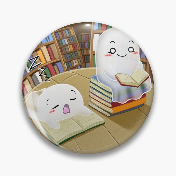 Item preview, Kawaii Ghosts Reading in the Library designed and sold by ChiisaYanagi.