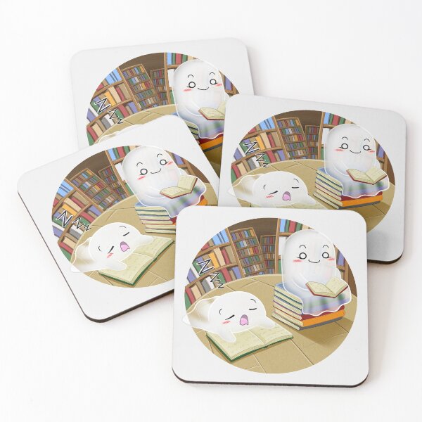 Item preview, Kawaii Ghosts Reading in the Library designed and sold by ChiisaYanagi.