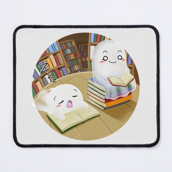 Item preview, Kawaii Ghosts Reading in the Library designed and sold by ChiisaYanagi.