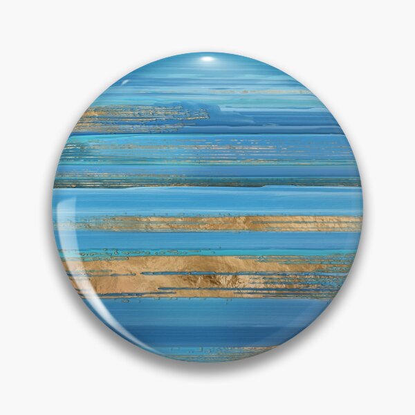 Item preview, Blue and Gold lines Abstract N2 designed and sold by k9printart.