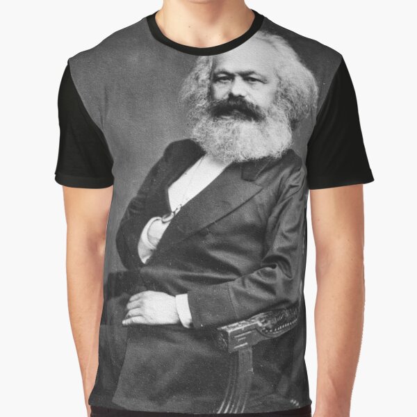 Vista previa del artículo con la obra «Karl Marx», diseñado y vendido por Lutubert.