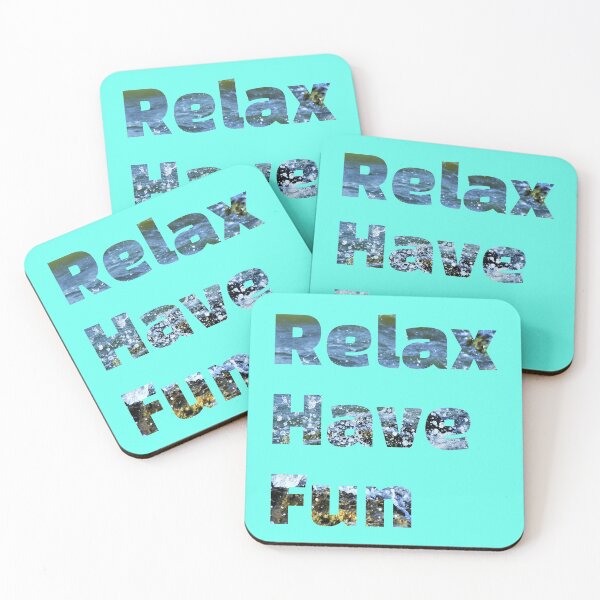 Item preview, Relax Have Fun - waves - Funny quotes designed and sold by CCC2021.