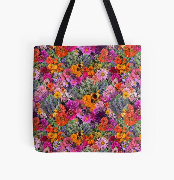 Autumn Abloom by Tea with Xanthe All Over Print Tote Bag