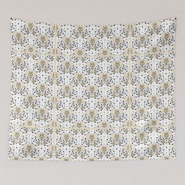 Item preview, Abstract print geometrical pattern. Fabric design designed and sold by fuzzyfox.