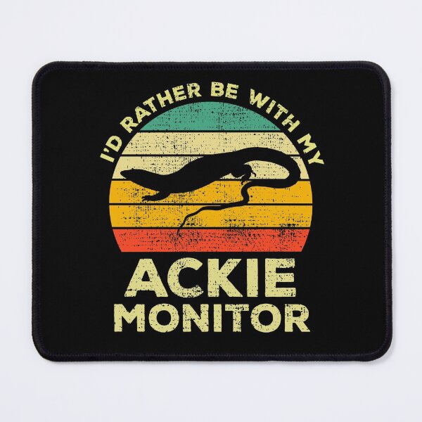 Item preview, I’d Rather Be With My Ackie Monitor Vintage Gift For Reptile Lovers designed and sold by JokeGysen.