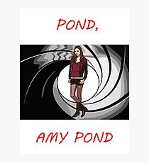 Pond, Amy Pond Photographic Print