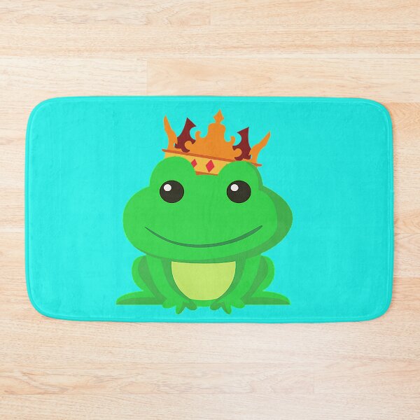 Item preview, Cartoon design character of a cute popular prince green frog designed and sold by Trianglegreen.