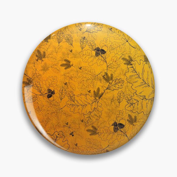 Item preview, Autumn fall orange hue oak pine leaves acorn  designed and sold by TheSeasonalYard.