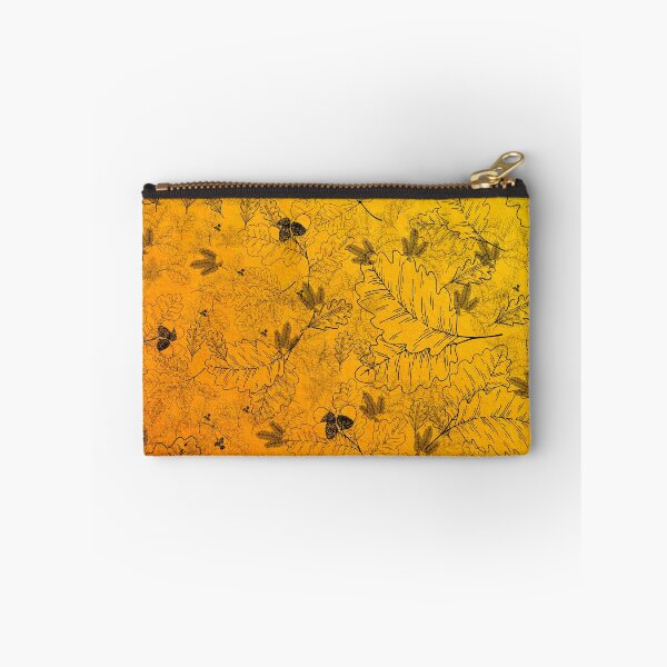 Item preview, Autumn fall orange hue oak pine leaves acorn  designed and sold by TheSeasonalYard.