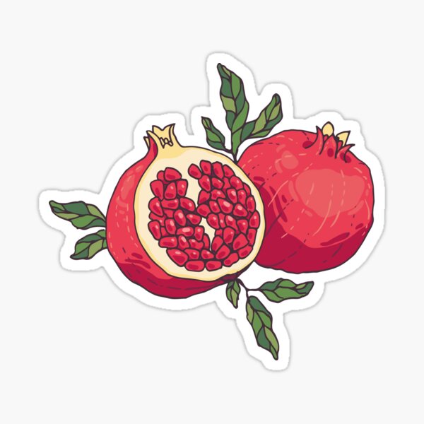 Item preview, Pair of pomegranates designed and sold by Zhivova.