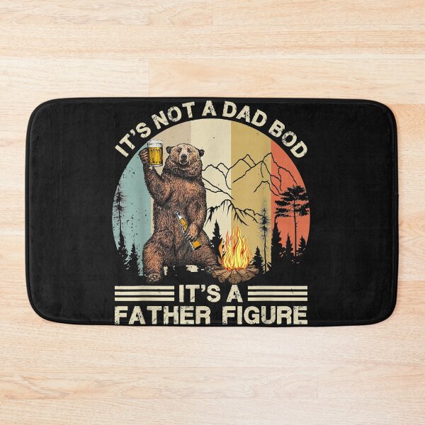 Item preview, It's Not A Dad Bod It's Fathers Figure Funny Bear Beer Retro designed and sold by Jasonstoreasd.