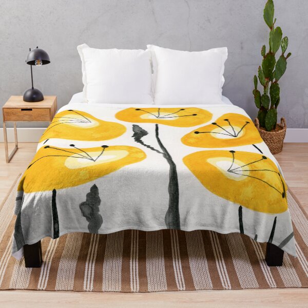 Item preview, Yellow Poppies designed and sold by PopwheelArt.
