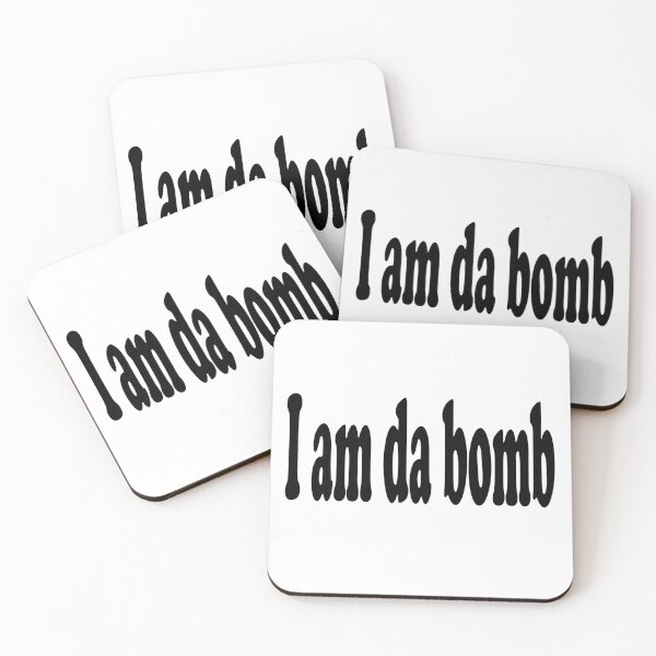 Item preview, i am da bomb black designed and sold by sandradamenart.
