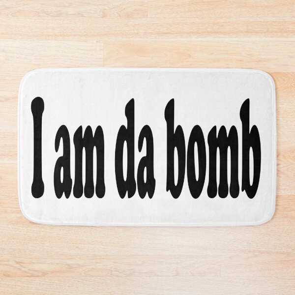 Item preview, i am da bomb black designed and sold by sandradamenart.