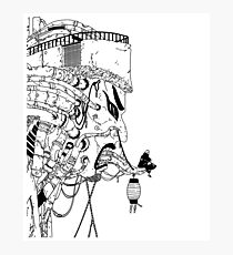 Japanese Mask House Photographic Print