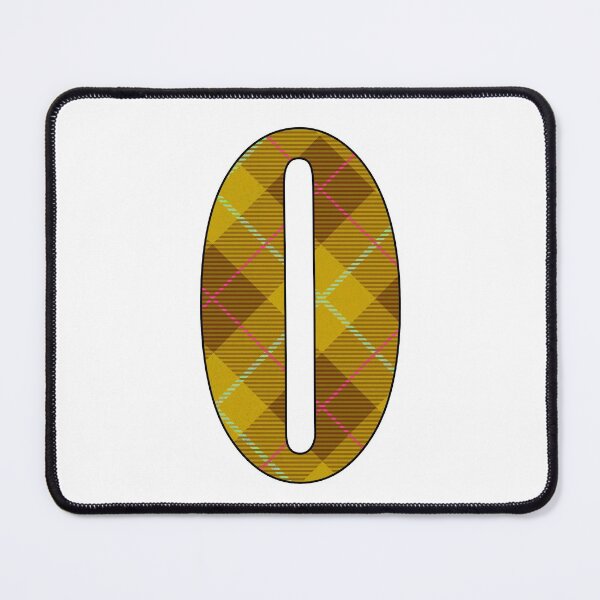 Item preview, Yellow Tartan Number Zero designed and sold by Trinket-Trickster.