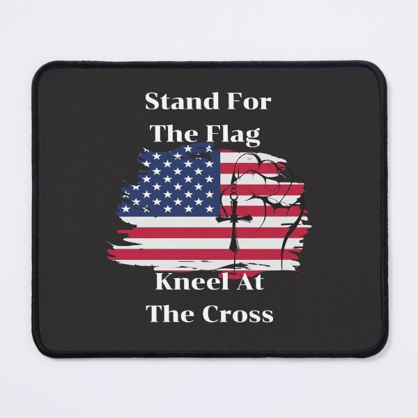 Item preview, Stand For The Flag Kneel At The Cross designed and sold by omeca.
