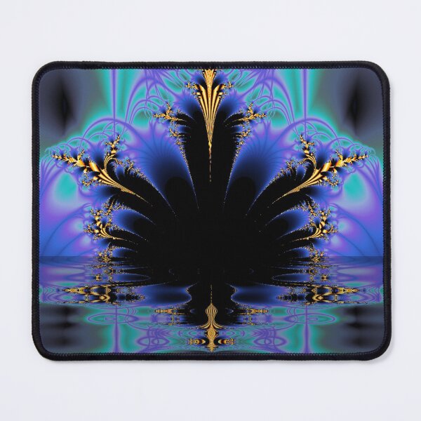 Item preview, Mirage Magic | Black and Blue Fractal Design | Ripple Effect | Raise Your Vibration designed and sold by JillyJ05.