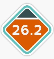Marathon 26.2 (2) Sticker