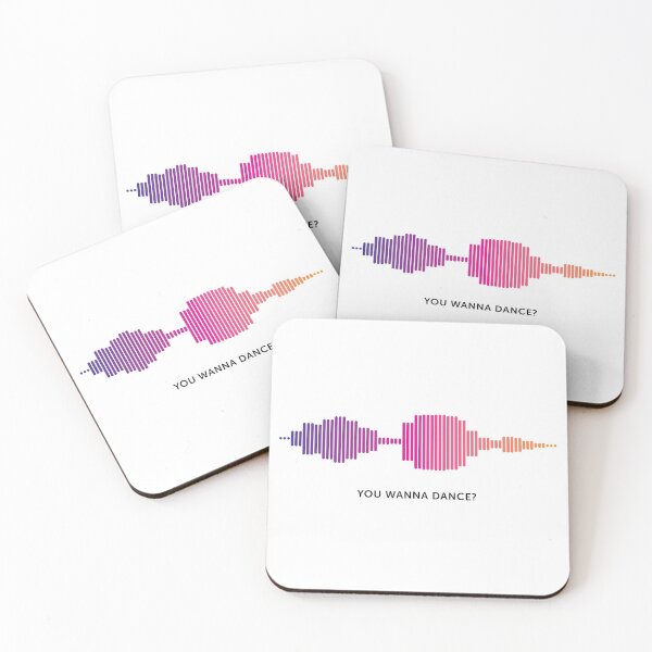 Item preview, You Wanna Dance? Sound Wave (Colour on White) designed and sold by STUDIO-72.
