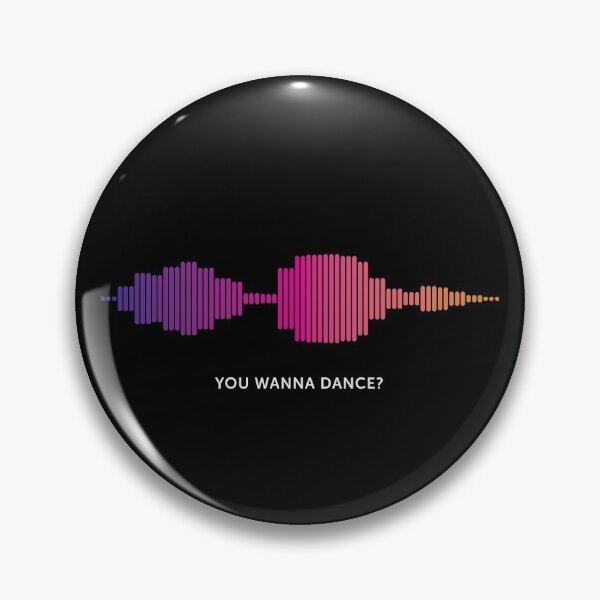 Item preview, You Wanna Dance? Sound Wave (Colour on Black) designed and sold by STUDIO-72.