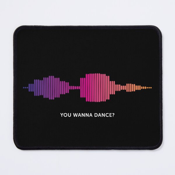 Item preview, You Wanna Dance? Sound Wave (Colour on Black) designed and sold by STUDIO-72.