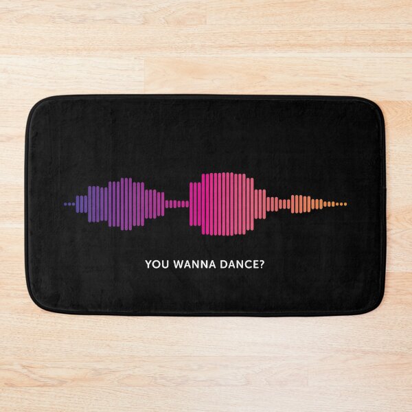 Item preview, You Wanna Dance? Sound Wave (Colour on Black) designed and sold by STUDIO-72.