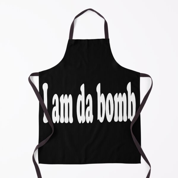 Item preview, Copy of i am da bomb white designed and sold by sandradamenart.
