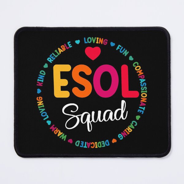 Item preview, ESOL Squad - School Assistant School English Language Learner designed and sold by TH3--DESIGNER.