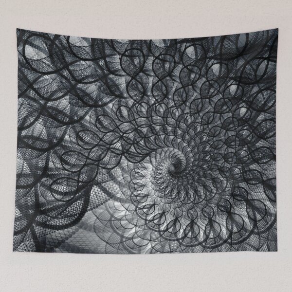 Item preview, Upward black spiral; 13 Pro Max iPhone Cases designed and sold by Micovic.