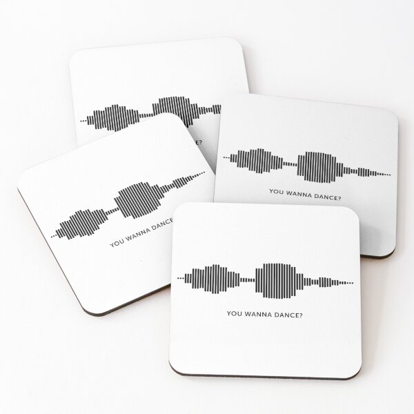 Item preview, You Wanna Dance? Sound Wave (Black on White) designed and sold by STUDIO-72.