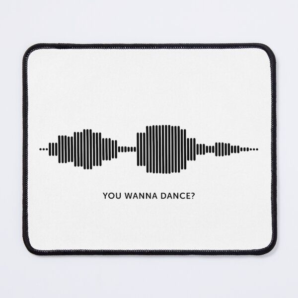 Item preview, You Wanna Dance? Sound Wave (Black on White) designed and sold by STUDIO-72.