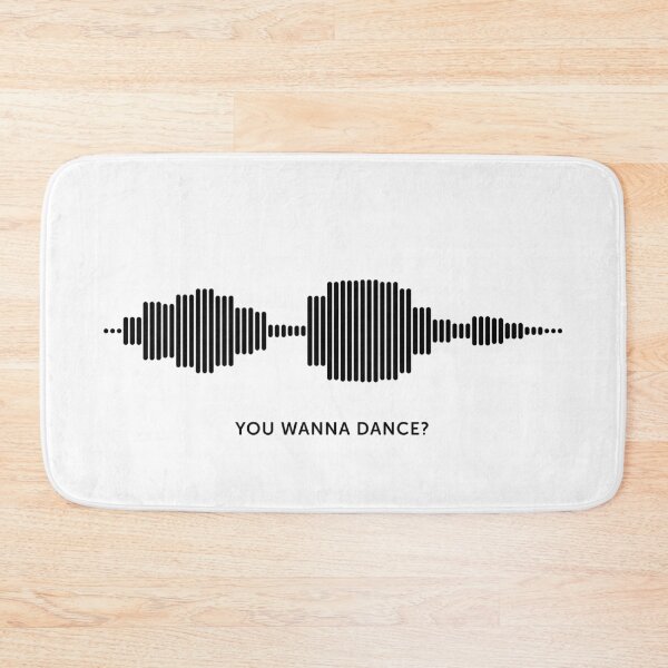 Item preview, You Wanna Dance? Sound Wave (Black on White) designed and sold by STUDIO-72.