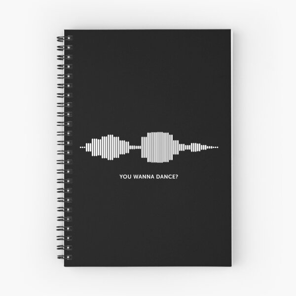 Item preview, You Wanna Dance? Sound Wave (White on Black) designed and sold by STUDIO-72.