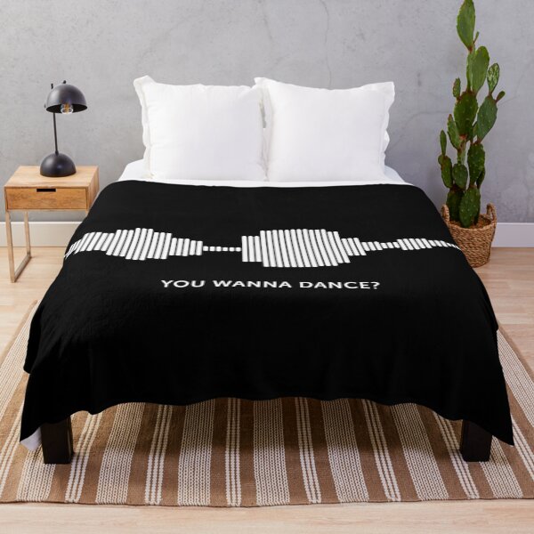 Item preview, You Wanna Dance? Sound Wave (White on Black) designed and sold by STUDIO-72.
